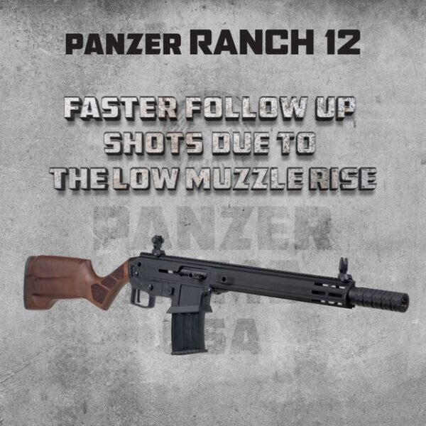 NEW!! PANZER ARMS RANCH12 - Semi-Auto 12 Gauge Shotgun