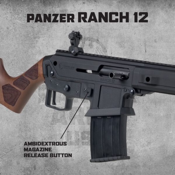 NEW!! PANZER ARMS RANCH12 - Semi-Auto 12 Gauge Shotgun - Image 2