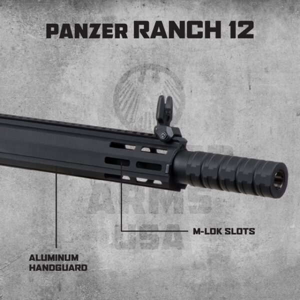 NEW!! PANZER ARMS RANCH12 - Semi-Auto 12 Gauge Shotgun - Image 6