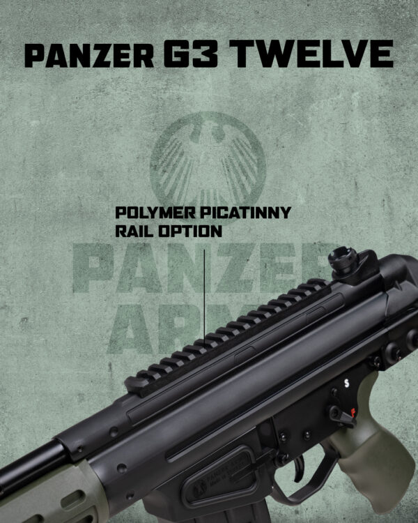 Panzer G3 12ga 18.5" 5rd Shotgun, OD/Black - Image 6